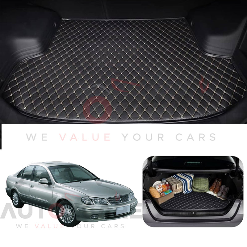 Nissan Sunny 7D Custom Car Trunk Mat - Model 2005-2010
