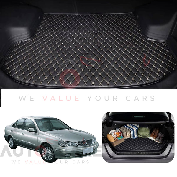 Nissan Sunny 7D Custom Car Trunk Mat - Model 2005-2010
