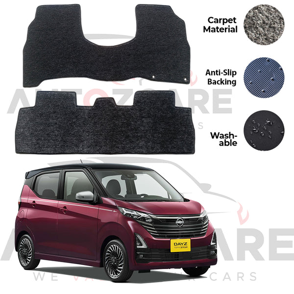 Nissan Dayz Highway Star Genuine Fitting Carpet Floor Mat 2PCS - Model 2020-2026