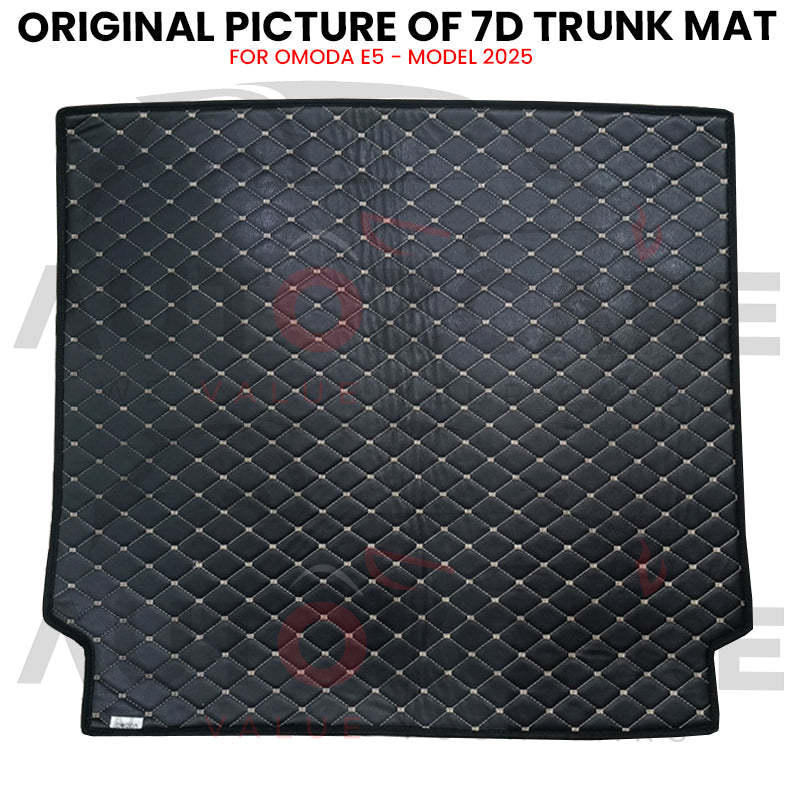 Omoda E5 7D Custom Car Trunk Mat - Model 2025
