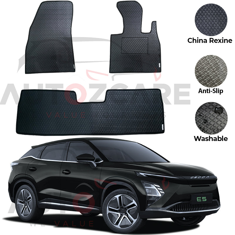 Omoda E5 China Rexine Floor Mat 3PCS - Model 2025