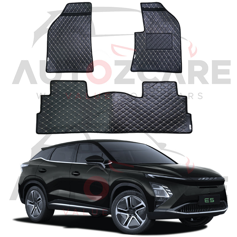 Omoda E5 7D Floor Mat (Flat Style) 3PCS - Model 2025