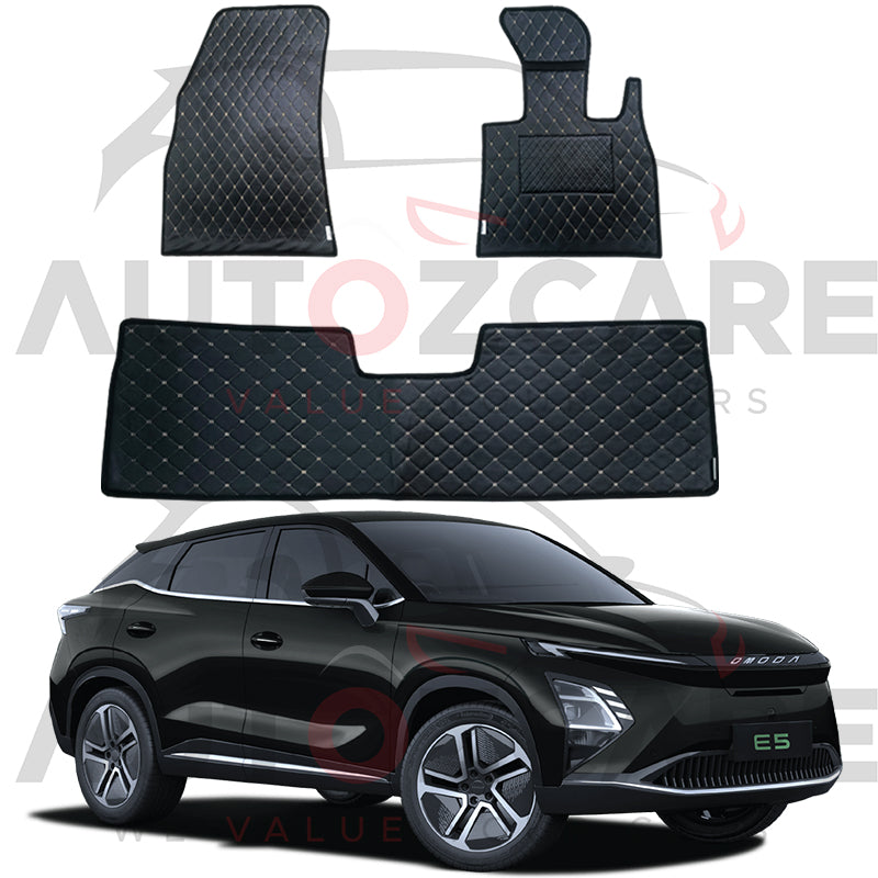 Omoda E5 7D Floor Mat (Flat Style) 3PCS - Model 2025
