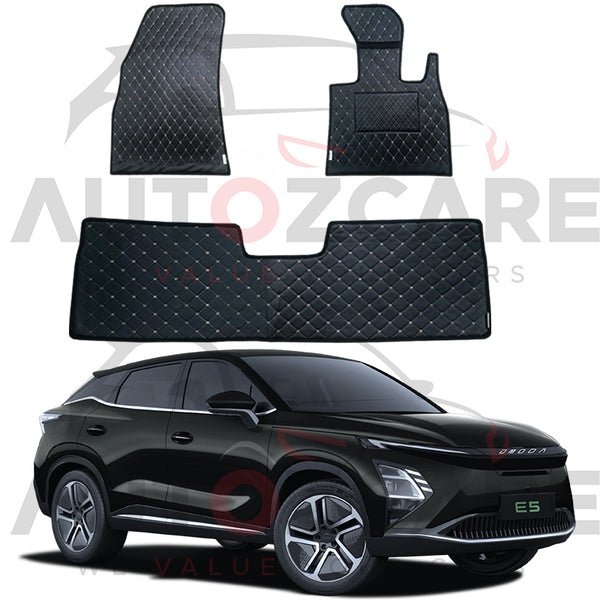 Omoda E5 7D Floor Mat (Flat Style) 3PCS - Model 2025