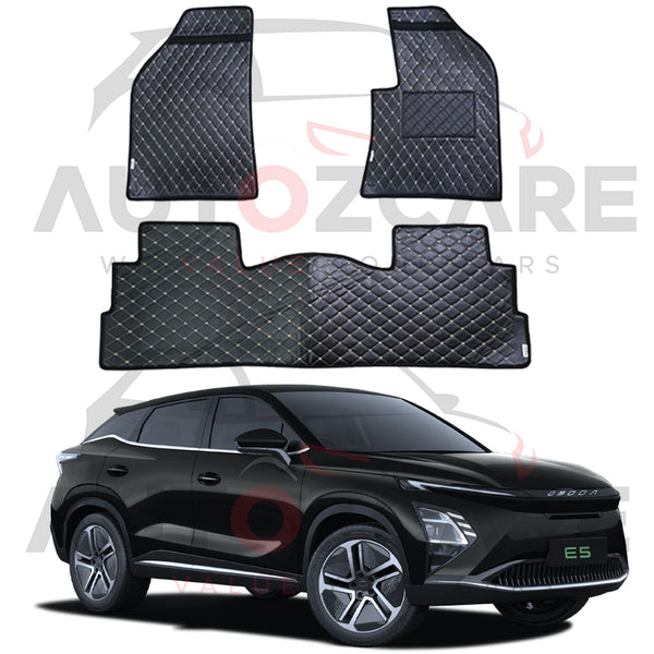 Omoda E5 7D Floor Mat (Flat Style) 3PCS - Model 2025