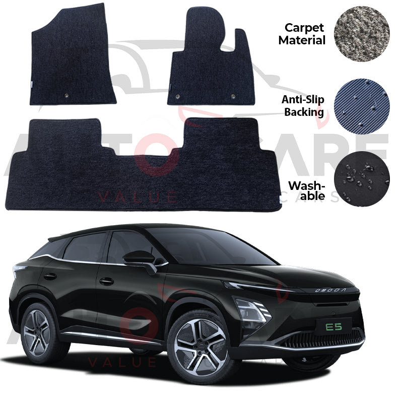 Omoda E5 Genuine Fitting Carpet Floor Mat 3PCS - Model 2025