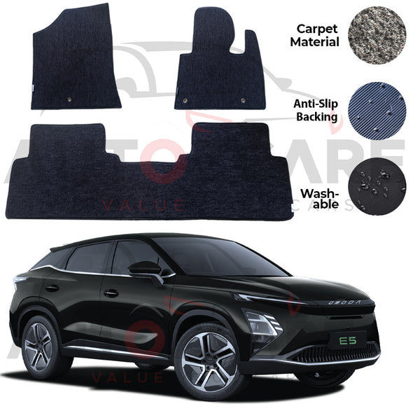 Omoda E5 Genuine Fitting Carpet Floor Mat 3PCS - Model 2025
