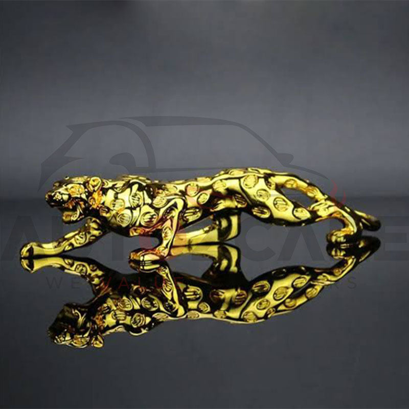 Panther for Car Dashboard Decoration | Golden Tiger Leopard Ornaments Animal Cheetah for Auto Interi