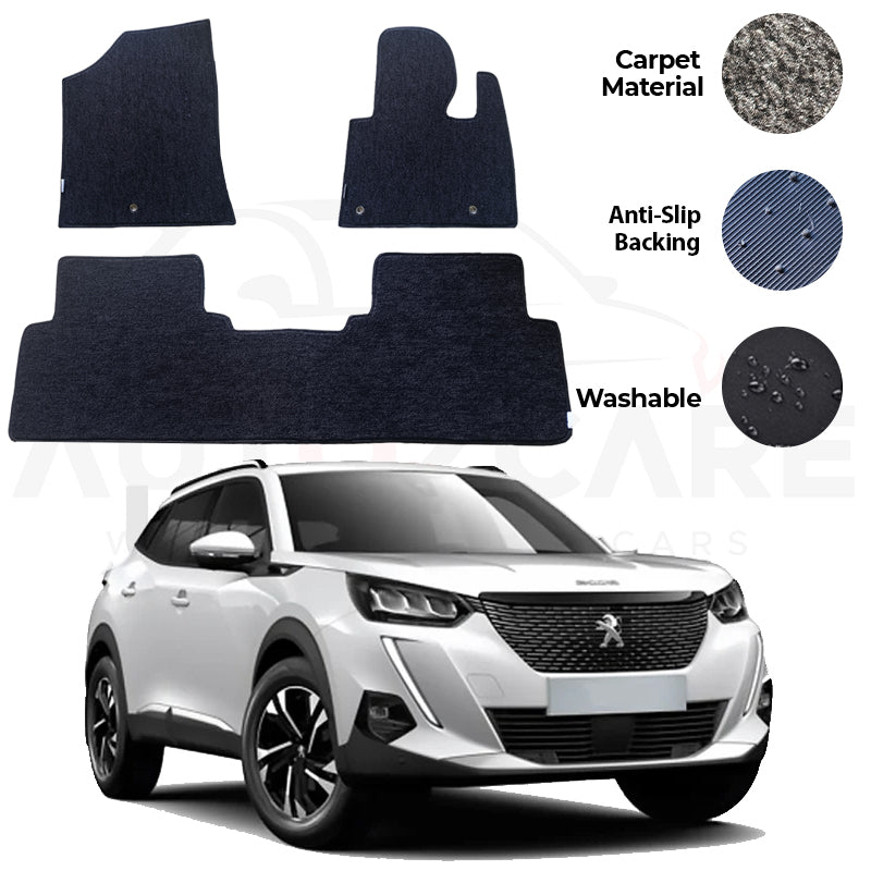 Peugeot 2008 Fitting Carpet Floor Mat 3PCS - Model 2022-2024