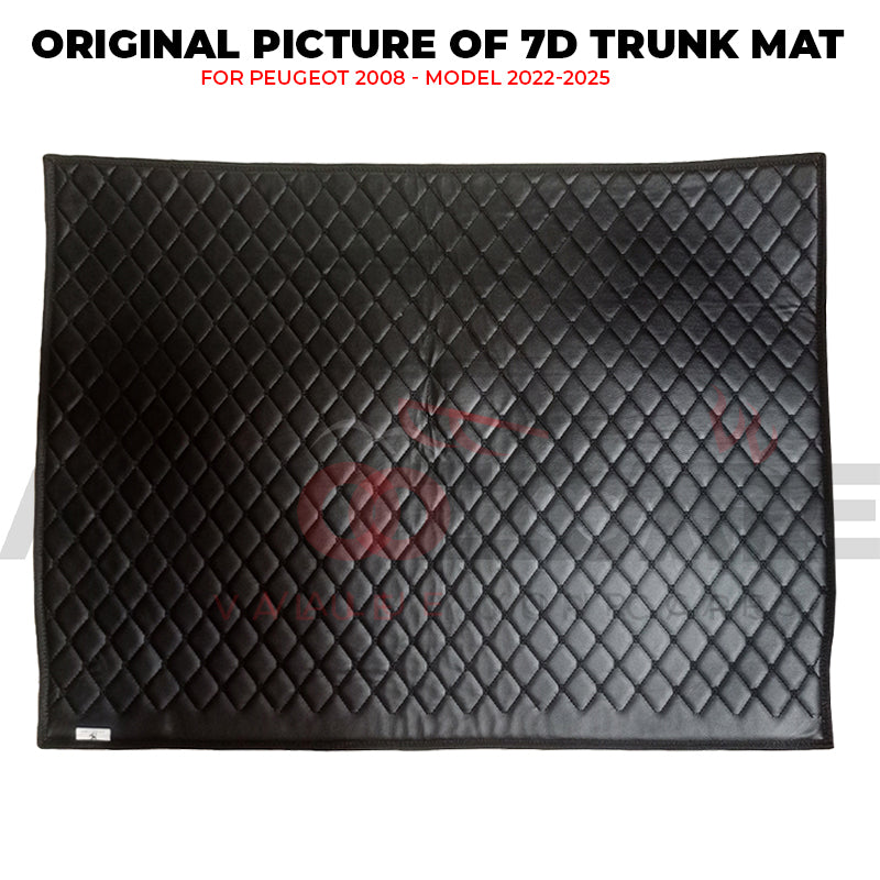 Peugeot 2008 7D Custom Car Trunk Mat - Model 2022-2025