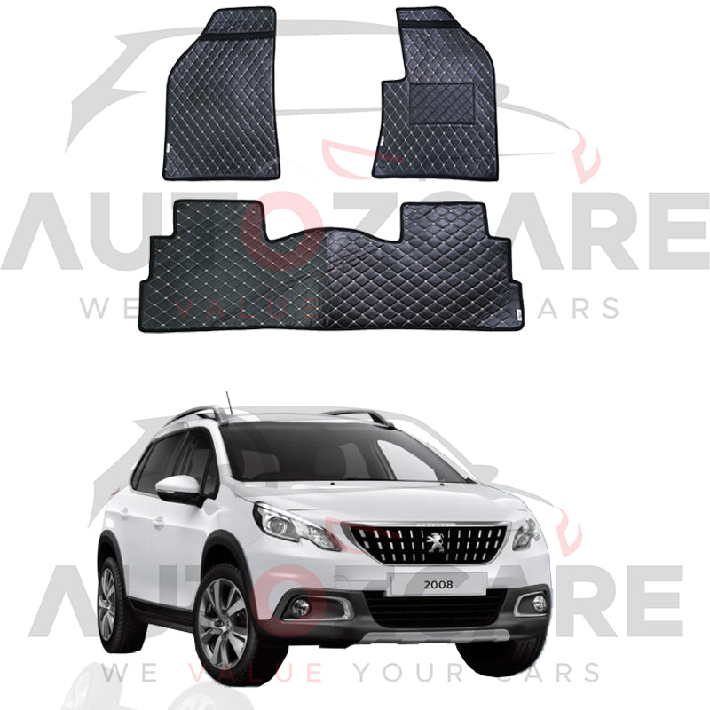 Peugeot 2008 7D Floor Mats ( Flat Style ) - Model 2022-2025