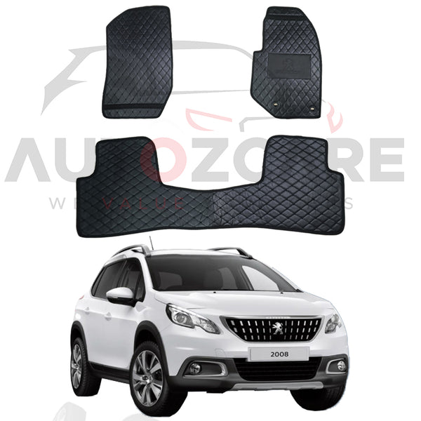 Peugeot 2008 7D Floor Mats ( Flat Style ) - Model 2022-2024