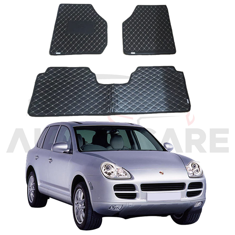 Porsche Cayenne 7D Floor Mat ( Flat Style ) 3PCS - Model 2002-2010