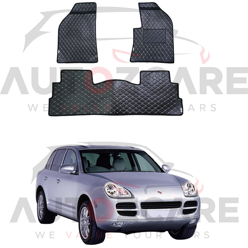 Porsche Cayenne 7D Floor Mat ( Flat Style ) 3PCS - Model 2002-2010