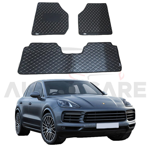 Porsche Cayenne 7D Floor Mat ( Flat Style ) 3PCS - Model 2010-2018 - AutozCare Pakistan