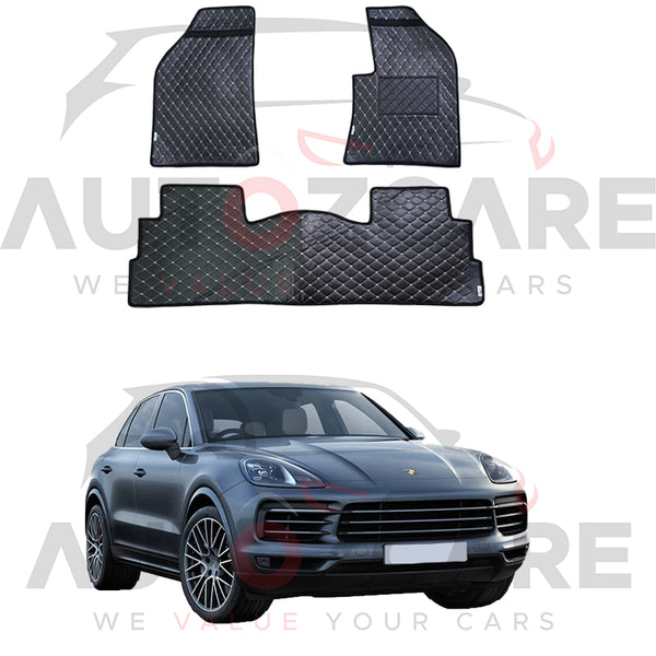 Porsche Cayenne 7D Floor Mat ( Flat Style ) 3PCS - Model 2010-2018