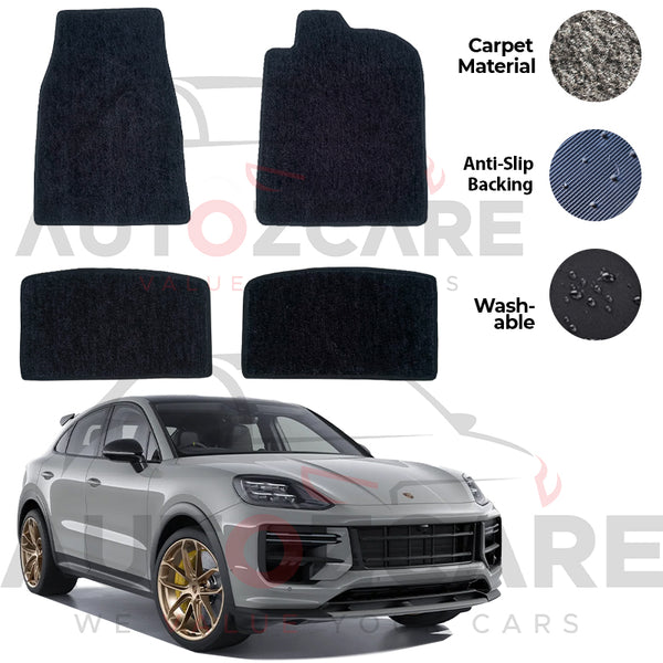 Porsche Cayenne Genuine Fitting Carpet Floor Mat 4PCS - Model 2019-2025