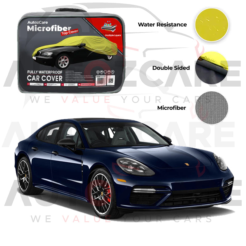 Porsche Panamera Microfiber Car Top Cover - Model 2010-2018