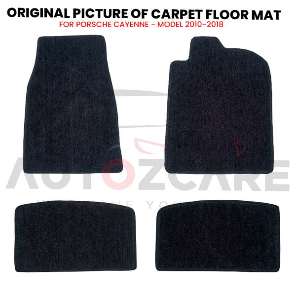 Porsche Cayenne Genuine Fitting Carpet Floor Mat 3PCS - Model 2010-2018