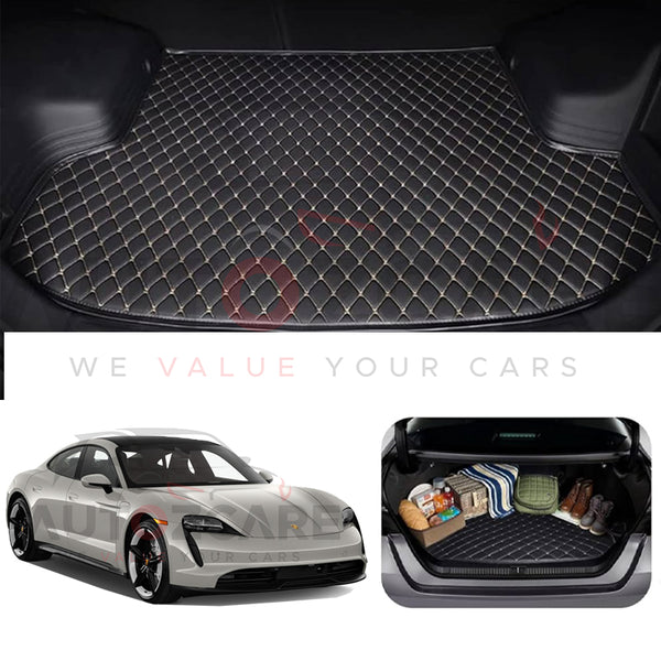 Porsche Taycan 7D Custom Car Trunk Mat - Model 2019-2025