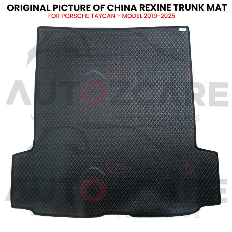 Porsche Taycan China Rexine Custom-Size Trunk Mat - Model 2019-2025