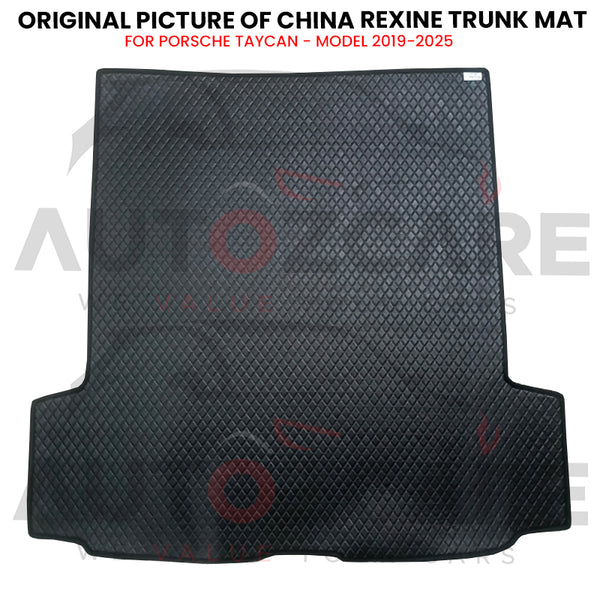 Porsche Taycan China Rexine Custom-Size Trunk Mat - Model 2019-2025