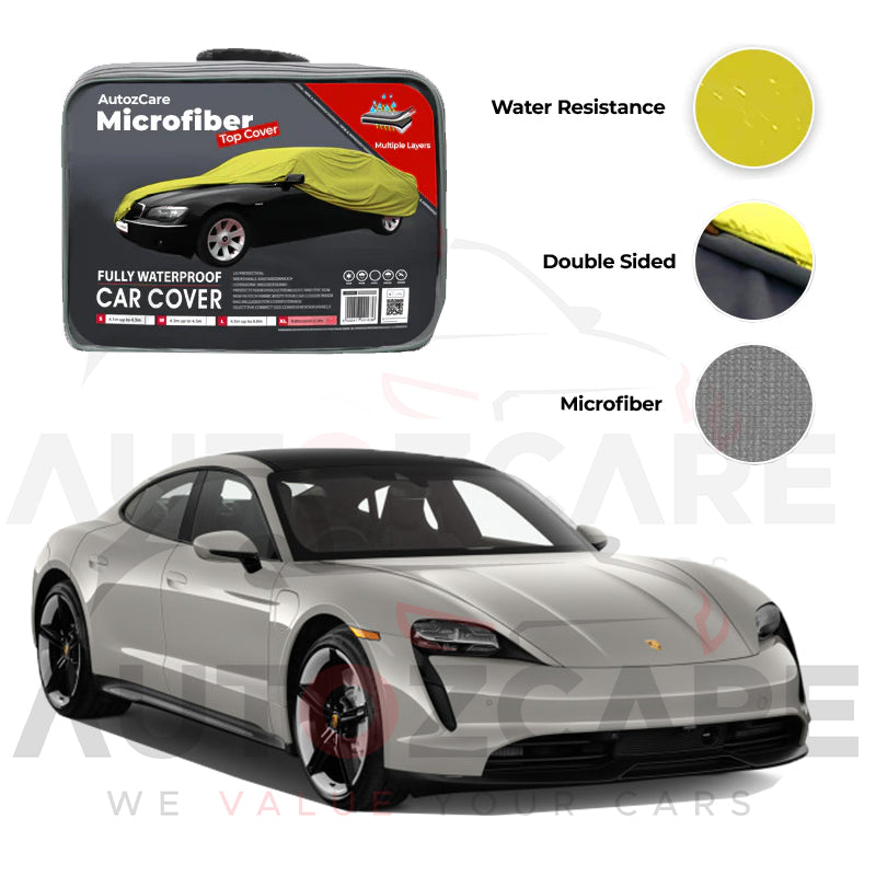 Porsche Taycan Microfiber Car Top Cover - Model 2019-2025