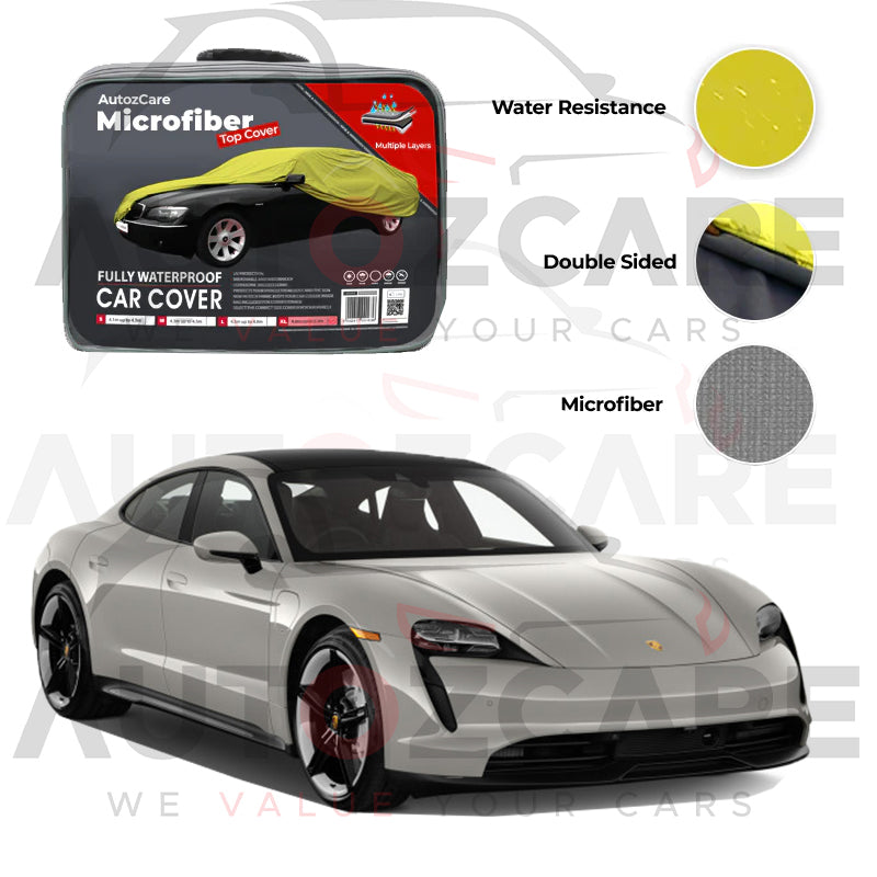 Porsche Taycan Microfiber Car Top Cover - Model 2019-2025