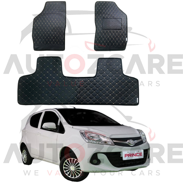 Prince Pearl 7D Floor Mats (Flat Style) 3PCS - Model 2020-2025