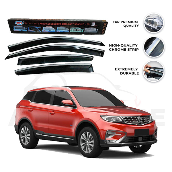 Proton X70 TXR Air press sun visor with chrome model 2021-2022 - AutozCare Pakistan