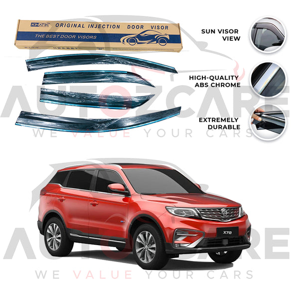 Proton X70 Air press sun visor with chrome - Model 2020-2025