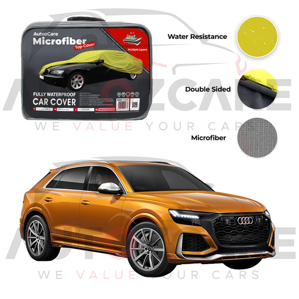 Audi Q8 Microfiber Car Top Cover - Model 2018-2026