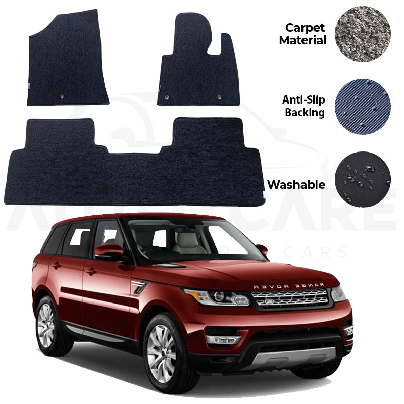 Range Rover Sport Fitting Carpet Floor Mat 3PCS - Model 2014-2018