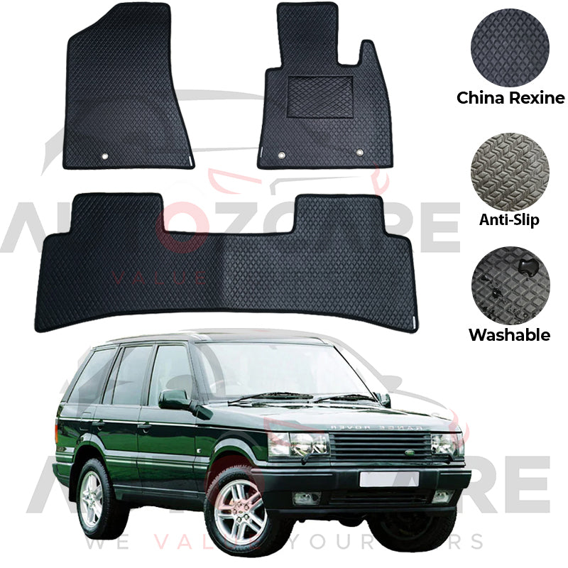 Range Rover Vogue China Rexine Floor Mat 3PCS - Model 2000-2002