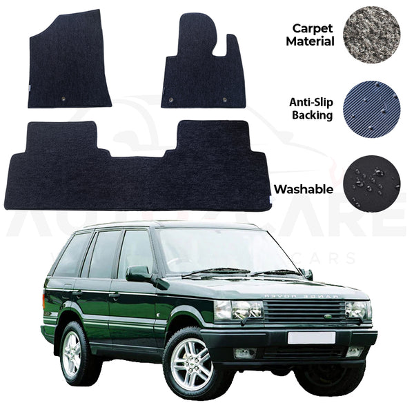 Range Rover Vogue Fitting Carpet Floor Mat 3PCS - Model 2000-2002