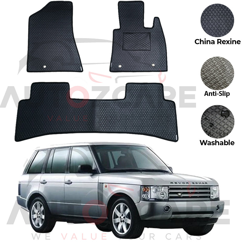Range Rover Vogue China Rexine Floor Mat 3PCS - Model 2002-2012