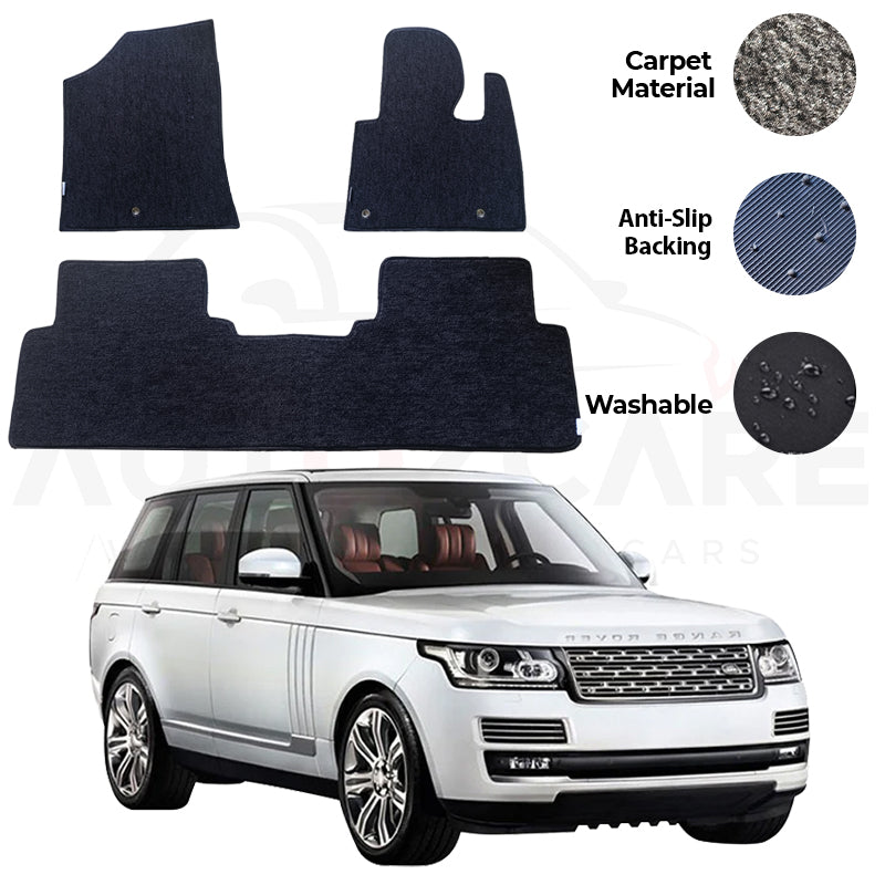 Range Rover Vogue Fitting Carpet Floor Mat 3PCS - Model 2012-2018