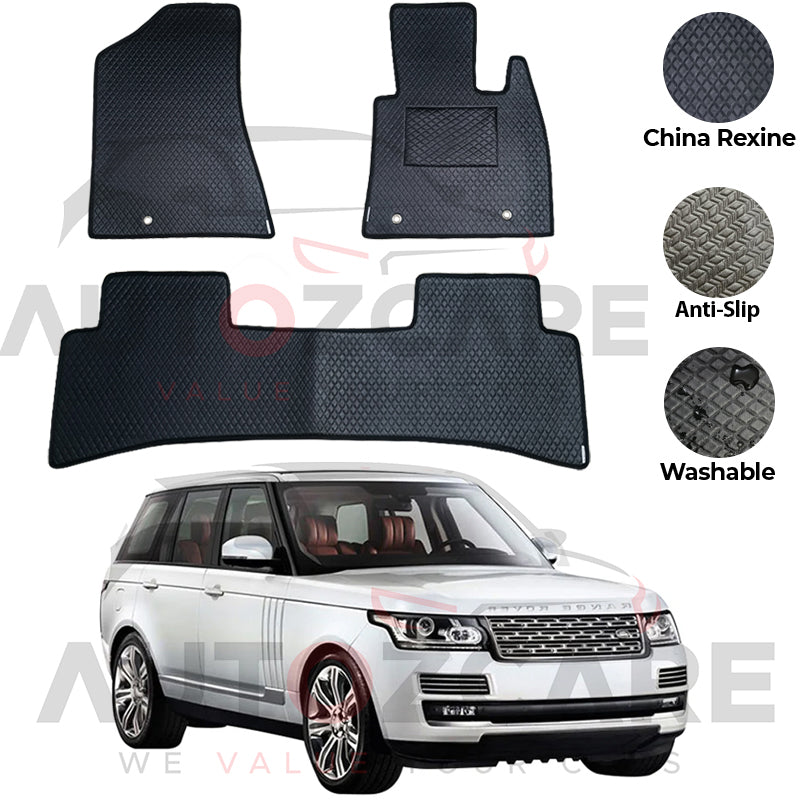 Range Rover Vogue China Rexine Floor Mat 3PCS - Model 2012-2021