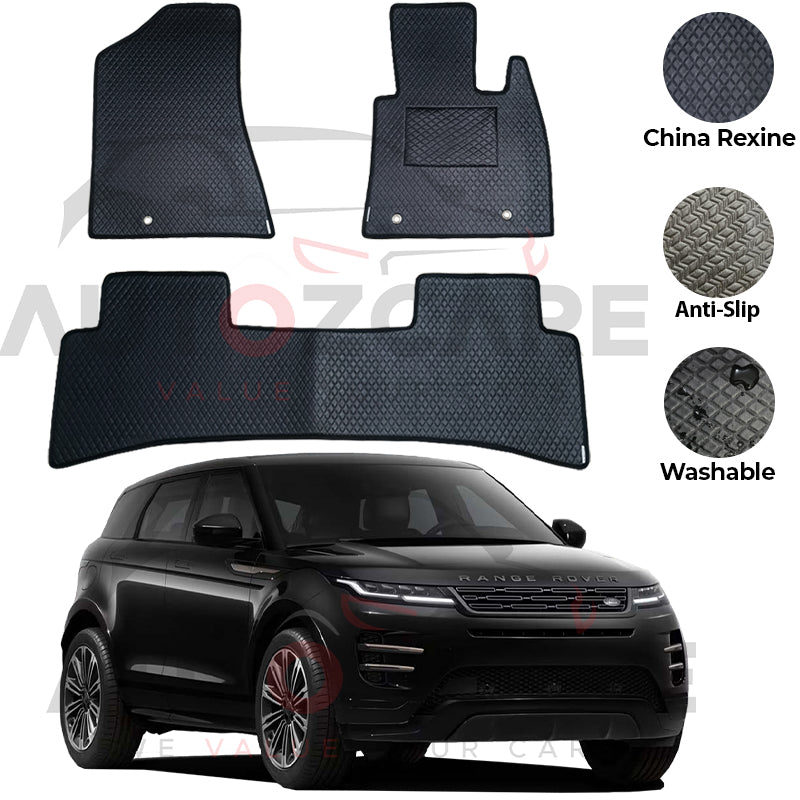 Range Rover Evoque China Rexine Floor Mat 3PCS - Model 2012-2018