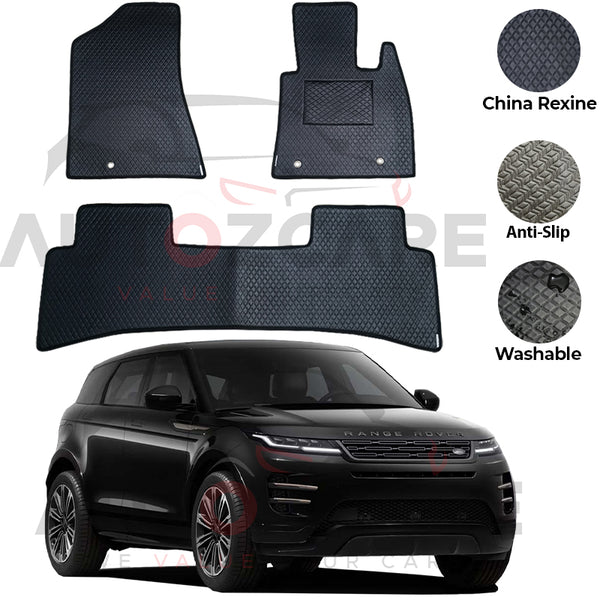 Range Rover Evoque China Rexine Floor Mat 3PCS - Model 2012-2018