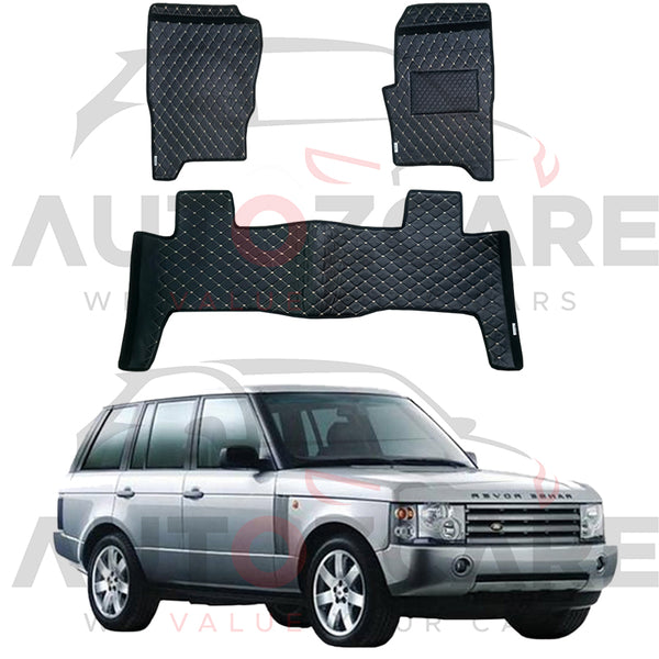 Range Rover Vogue 7D Floor Mat ( Flat Style ) 3PCS - Model 2002-2012