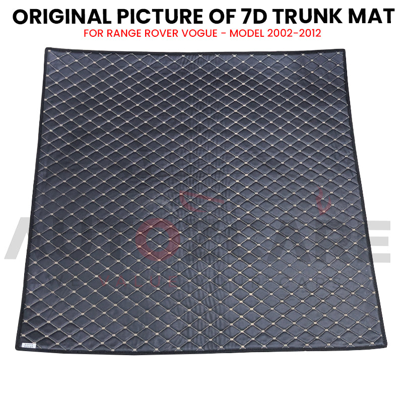 Range Rover Vogue 7D Custom Car Trunk Mat - Model 2002-2012