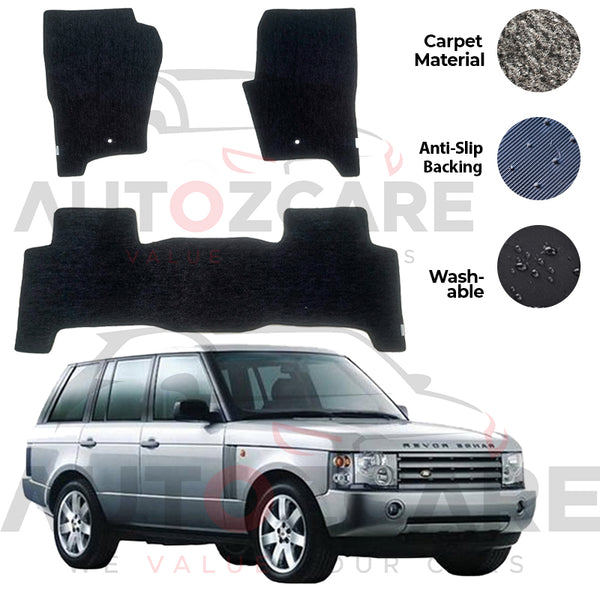 Range Rover Vogue Fitting Carpet Floor Mat 3PCS - Model 2002-2012