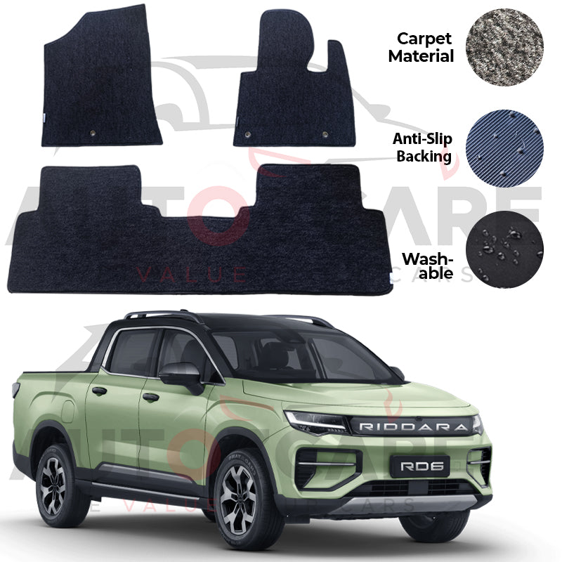 Riddara RD6 Genuine Fitting Carpet Floor Mat 3PCS - Model 2025-2026