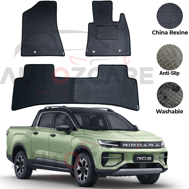 Riddara RD6 China Rexine Floor Mat 3PCS - Model 2025-2026