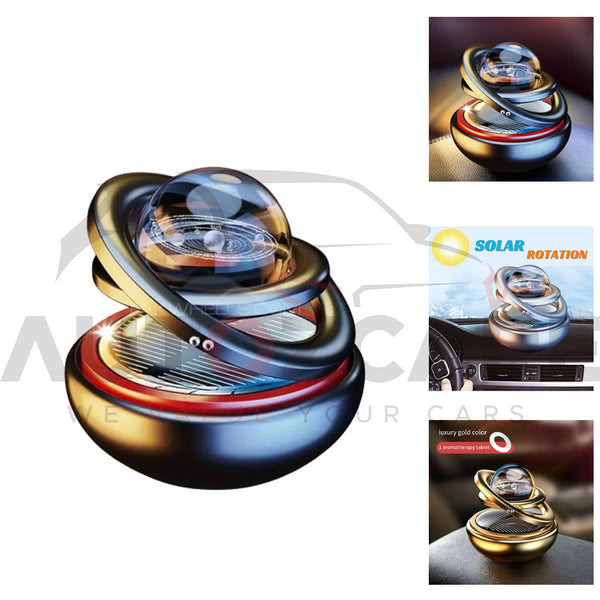 Solar Powered Air Freshener Creative Car Decor Accessory | Compact Car Freshener