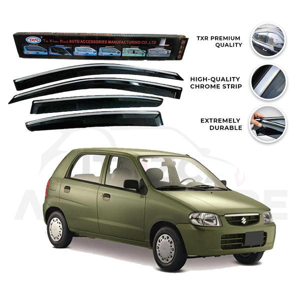 Suzuki Alto TXR Air press sun visor with chrome model 2000-2003 - AutozCare Pakistan