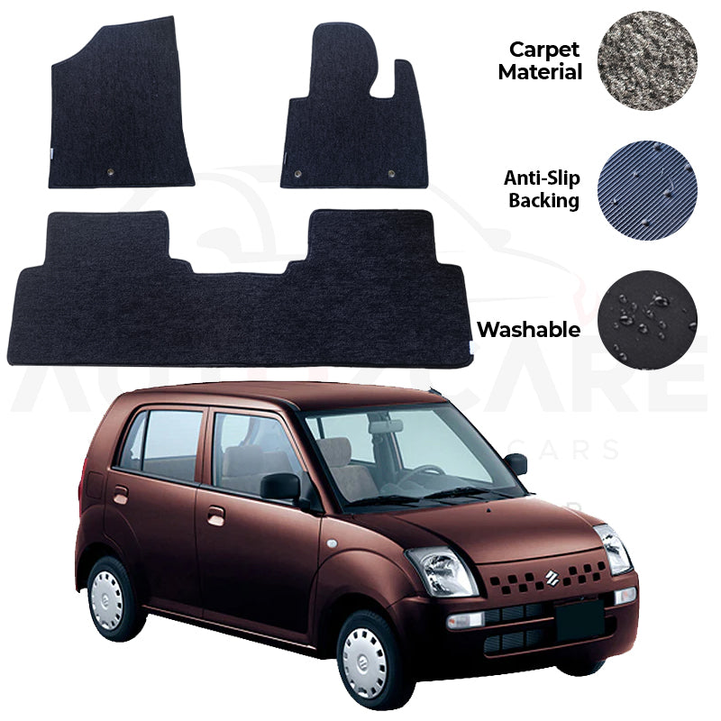 Suzuki Alto Fitting Carpet Floor Mat 3PCS - Model 2004-2009