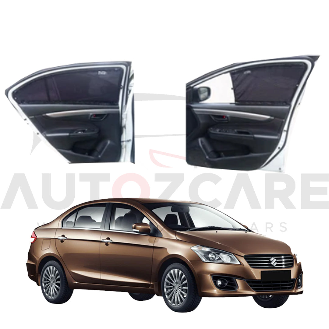 Suzuki Ciaz 1st Customize Car Curtain | Slidable Curtain Model 2014 - 2019