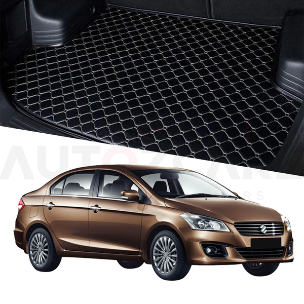 Suzuki Ciaz 7D Custom Car Trunk Mat - Model 2017-2019 - AutozCare Pakistan